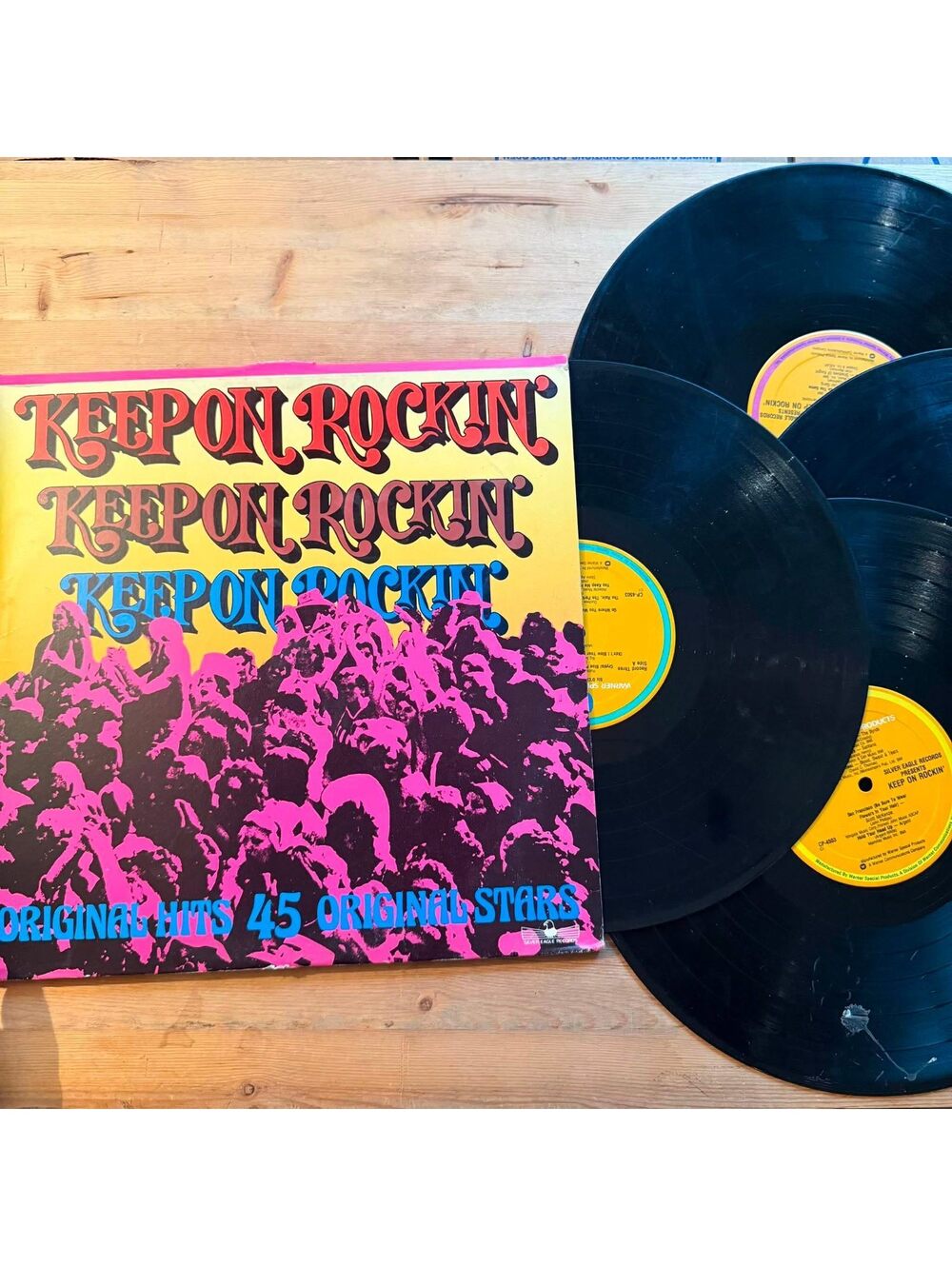 Various - Keep on Rockin' Original Hits 33rpm VG+ VR24